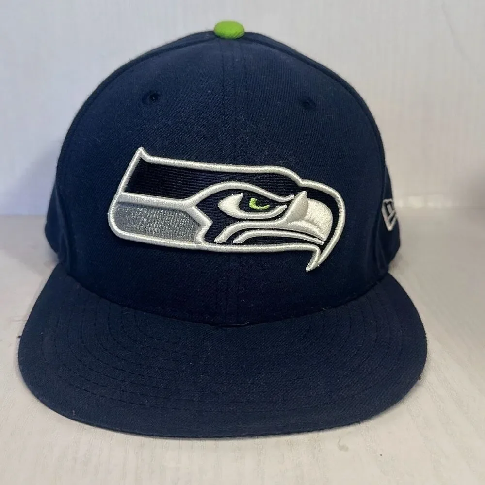 NFL Seattle Seahawks Fitted Hat 7‎ 1/4 New Era 59Fifty